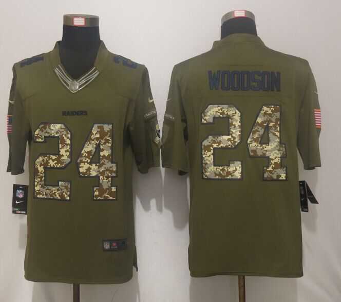 Nike Limited Oakland Raiders #24 Woodson Green Salute To Service Jerseys,We sell and wholesale Nike Limited Oakland Raiders #24 Woodson Green Salute To Service Jerseys on line form chian!